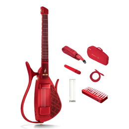 Enya Cyber-G String Model Smart Guitar - Mars Red Deluxe with Keyboard Module