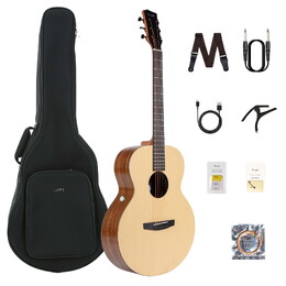 Enya EM-X0 36" HPL Spruce Acoustic Guitar - Includes Pickup / EQ