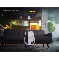 Enya NEXG 2 Carbon Fibre Acoustic Smart Guitar - Deluxe - White