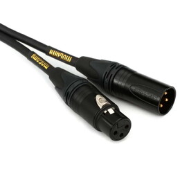 Mogami Gold Studio XLR-XLR Cable Neutrik Plugs with Gold Contacts - 15ft