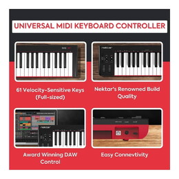 Nektar SE61 61-Key USB MIDI Controller Keyboard