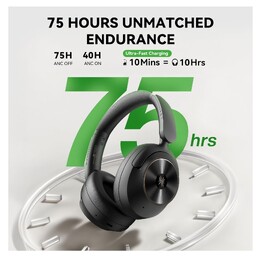 OneOdio Focus A6 Over-Ear Hybrid ANC Wireless Bluetooth 6.0 Headphones