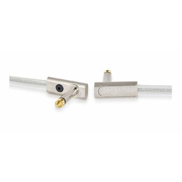 RockBoard Sapphire Series 1/4" Flat Patch Cable - 10cm