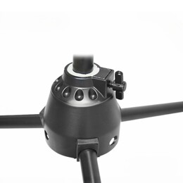 SWAMP MS-005T Pro Microphone Stand - Telescopic Boom - Low Height