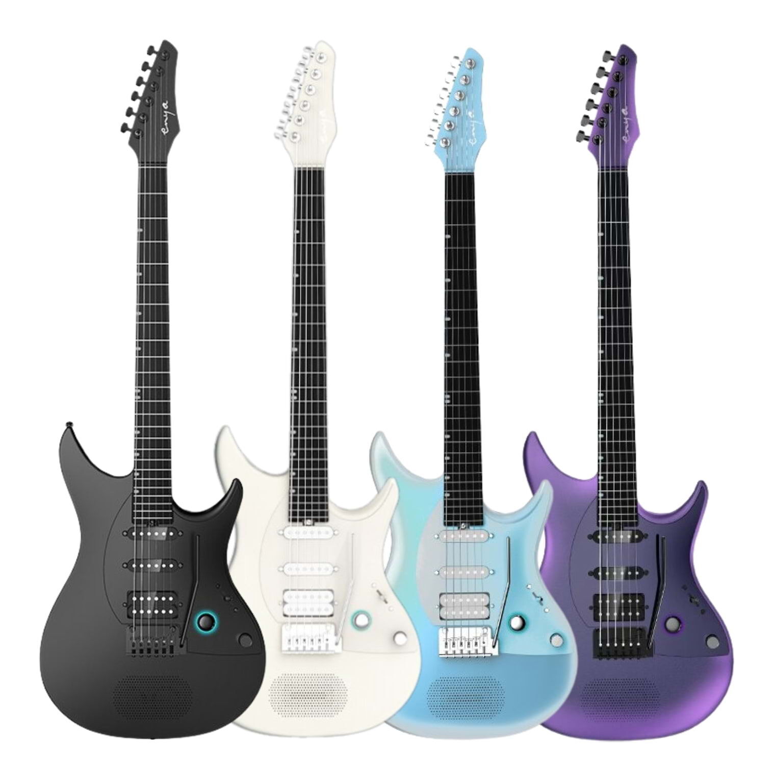 Enya Inspire Smart Carbon Fibre Super Strat Electric Guitar