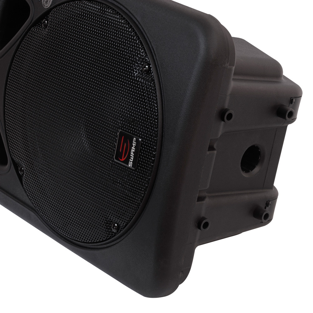 Bi Amped Powered PA Speaker 12 inch SWAMP