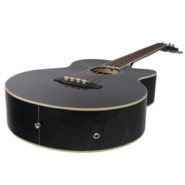 Artist ABJ42 Acoustic Bass with Cutaway and EQ - Black