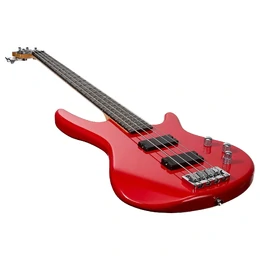Artist ABA200 Solid Active Electric Bass Guitar - Red