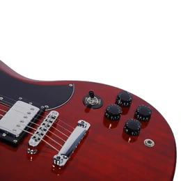 Artist AG100 Red SG Style Electric Guitar with Bullbucker Pickups