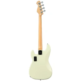 Artist APJ4A Active/Passive Hybrid Bass Guitar - Vintage White