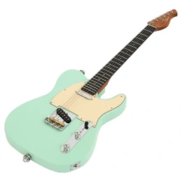 Artist AT53 Electric Guitar with Hand Made Pickups - Vintage Green
