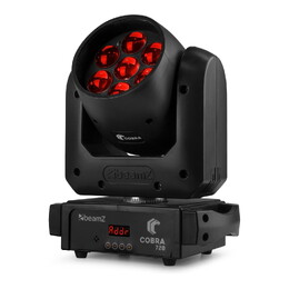 Beamz Cobra 720 Wash Moving Head 7x 20W with Zoom