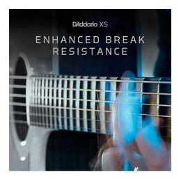 D'Addario XSAPB1253 XS Coated Phosphor Bronze Acoustic Guitar Strings 12-53