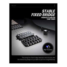 Donner DMT-100 Electric Guitar with HH Pickups - Gradient Black