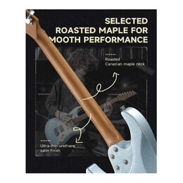 Donner DST-550 ST HSS Electric Guitar - Metallic Blue