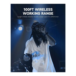 Donner CV-2 Wireless Snap On XLR Microphone System 2.4Ghz