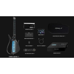 Enya Cyber-G Stringless Smart Guitar Hybrid - Black