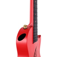 Enya Nova U Carbon Concert Ukulele - Red - includes pickup