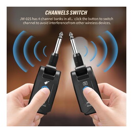 JOYO JW-02S 5.8GHz Wireless Guitar System