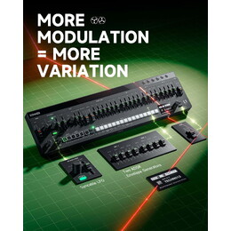 Donner Essential L1 Analog Synthesizer with KB-32M 32-Key Keyboard Pack