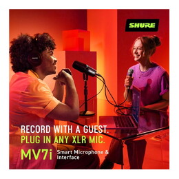 Shure MV7i Smart Microphone and Interface