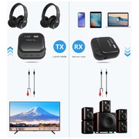 SWAMP Portable 2-in-1 Bluetooth V5.2 Audio Transmitter and Receiver