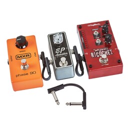 RockBoard Flat Patch Cable - Black Connectors - 80cm