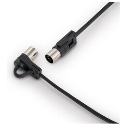 RockBoard 5pin DIN Flat Right-Angle MIDI Patch Cable - 1m