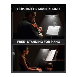 57-LED Piano Light Clip-On Music Stand Light with 4 Color Temps