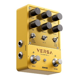 Donner Versa Yellow Fall II Delay & Reverb Guitar Effects Pedal