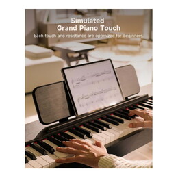 Donner OURA S100 88-key Graded Hammer Weighted Digital Piano - Black