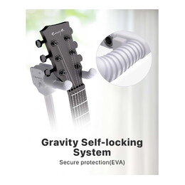 Enya EGS1 Auto-Lock Tripod Guitar Stand - White