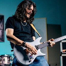 Enya Inspire Smart Super Strat Electric Guitar - Oziel Signature - Midnight Grey