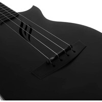 Enya Nova U Carbon Concert Ukulele - Black - includes pickup