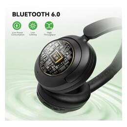 OneOdio Focus A6 Over-Ear Hybrid ANC Wireless Bluetooth 6.0 Headphones