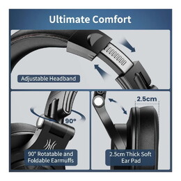 OneOdio A71 Hi-Res Wired Studio Recording Headphones