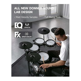 Donner BEAT MAX 8-Piece Electronic Drum Kit