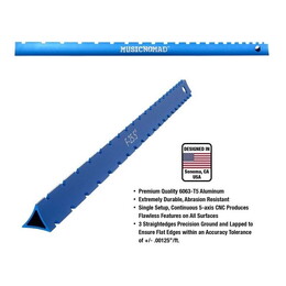 Music Nomad MN821 "Tri-Beam" Dual Notched Straight Edge & Precision Straightedge