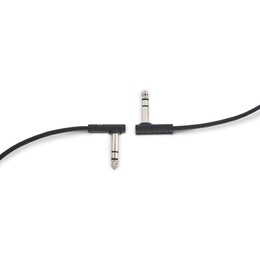 RockBoard Flat Patch Cable - Black Connectors - 10cm