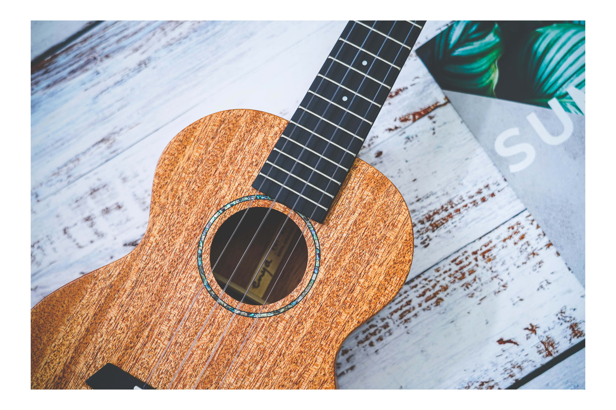 Enya MS Solid Mahogany Ukulele with Premium Gig Bag Richlite