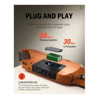 Donner HUSH-I Acoustic-Electric Guitar Kit - Mahogany