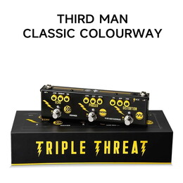 Donner Triple Threat Guitar Effect Pedal - Black