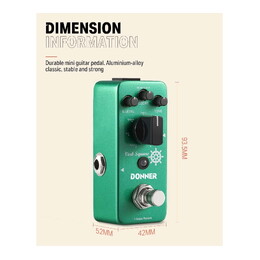 Donner Verb Square 7 Mode Reverb Guitar Effects Pedal