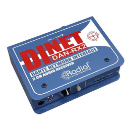 Radial DiNET DAN-TX2 Dante Network DI 2-Channel Audio Transmitter
