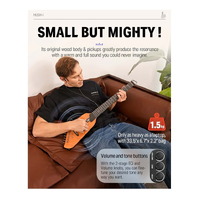 Donner HUSH-I Acoustic-Electric Guitar Kit - Mahogany