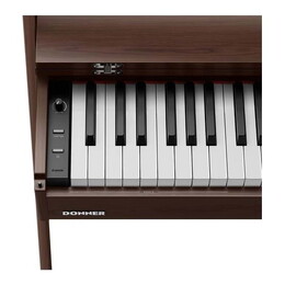 Donner OURA R300 88-Key Weighted Keyboard Piano - Walnut Wood