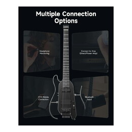 Donner HUSH-X PRO Electric Guitar Kit - Black
