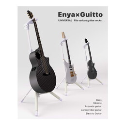 Enya EGS1 Auto-Lock Tripod Guitar Stand - White