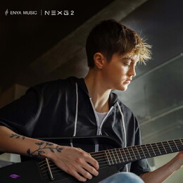 Enya NEXG 2 Carbon Fibre Acoustic Smart Guitar - Silent - Black