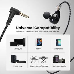 OneOdio Master 1 In-Ear Monitor IEM Headphones